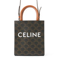 Celine Triomphe Mini Vertical Cabas Leather 2-Way Shoulder