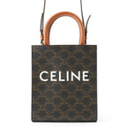 Celine Triomphe Mini Vertical Cabas Leather 2-Way Shoulder
