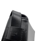 Celine Shoulder Bag Maillon Triomphe Calf Leather Black — view 7