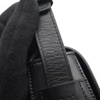 Celine Shoulder Bag Maillon Triomphe Calf Leather Black — view 8