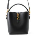 Saint Laurent Paris Handbag le 37 Small Calfskin 2-Way Shoulder Black