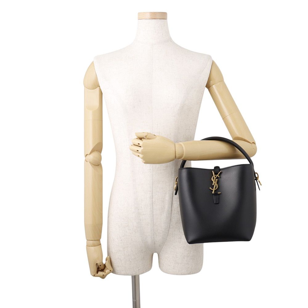 Saint Laurent Paris Handbag le 37 Small Calfskin 2-Way Shoulder Black — view 5