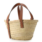 Loewe Handbag Basket Bag Small Raffia Leather — view 2