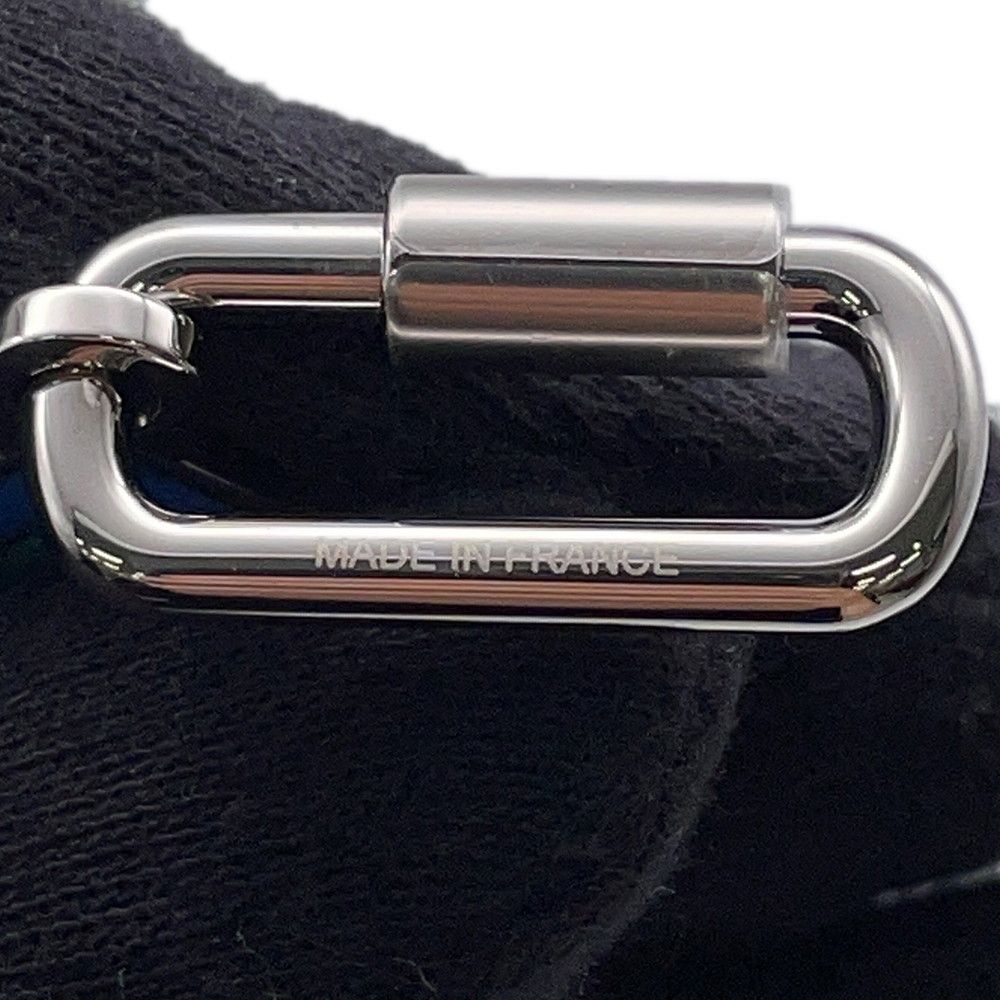 Hermes Dog Medal Dodo Blue Sature Vert Emrod Metal Collar Charm Keychain — view 7