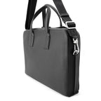 Loewe Business Goya Slim Briefcase Soft Grain Calf 2-Way Shoulder Bag Black — view 2