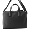 Loewe Business Goya Slim Briefcase Soft Grain Calf 2-Way Shoulder Bag Black