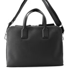 Loewe Business Goya Slim Briefcase Soft Grain Calf 2-Way Shoulder Bag Black