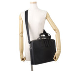 Loewe Business Goya Slim Briefcase Soft Grain Calf 2-Way Shoulder Bag Black — view 5