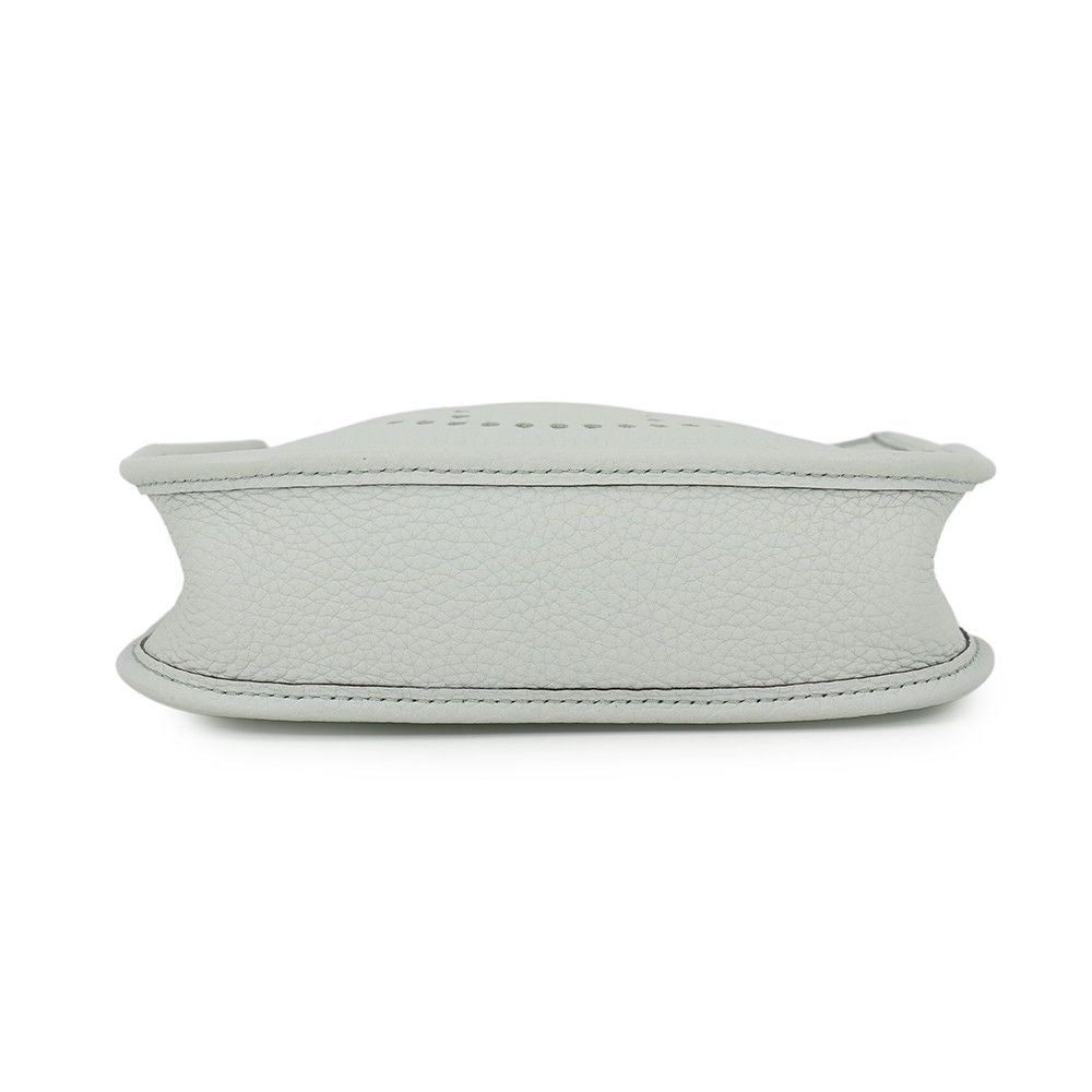 Hermes Shoulder Bag Evelyne TPM 111 Amazon Blue Pale Etain Silver Taurillon — view 3
