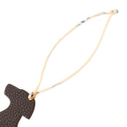 Hermes Bag Charm Petit Ash Labrador Chocolat Blue Atoll Togo Chevre Misor — view 4