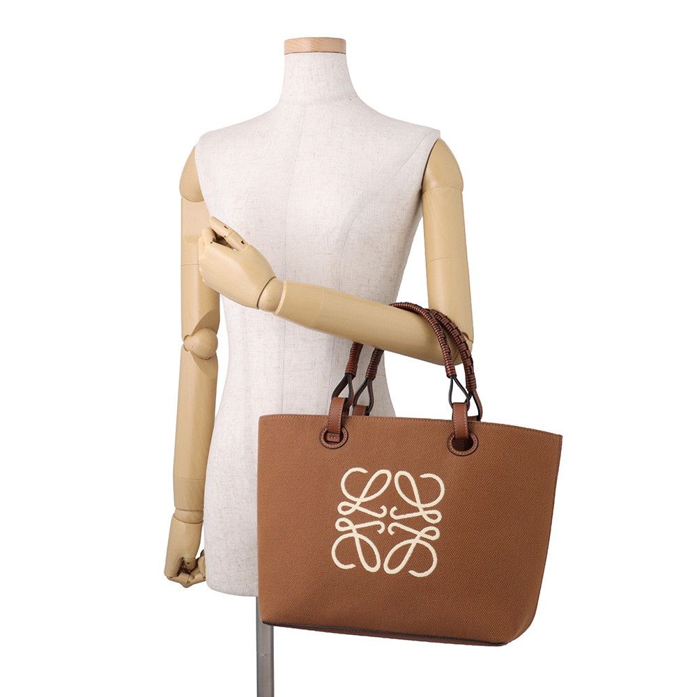 Loewe Tote Anagram Small Jacquard Calf Leather 2-Way Shoulder — view 4