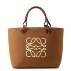 Loewe Tote Anagram Small Jacquard Calf Leather 2-Way Shoulder