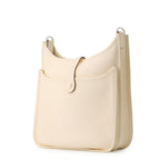 Hermes Shoulder Bag Evelyne 3 PM Maxi Quadrie Yunata Silver Taurillon Clemence — view 2