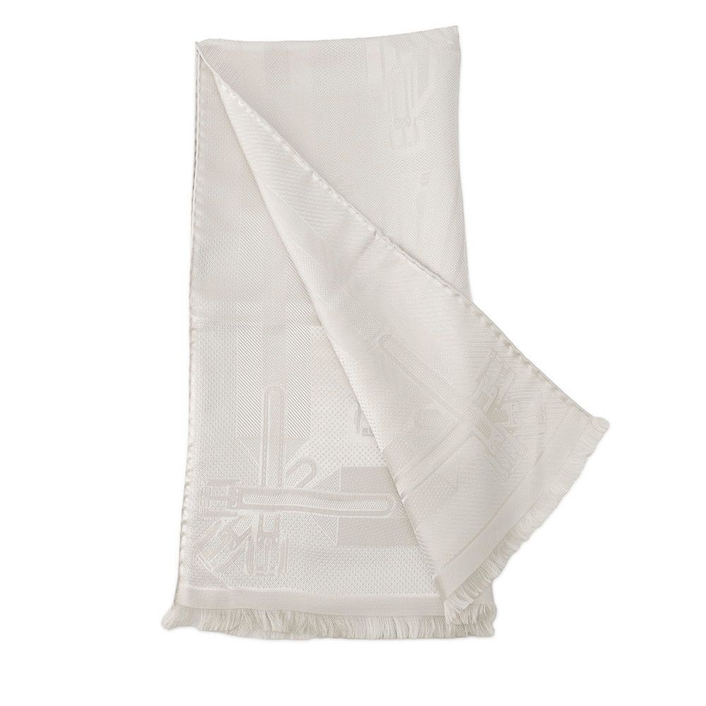 Hermes Shawl Coaching Silk Scarf Jacquard — view 2