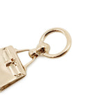 Hermes Scarf Ring Twilly Mini Kelly Gold Charm — view 4