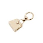 Hermes Scarf Ring Twilly Mini Kelly Gold Charm