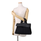 Hermes Handbag Valparaiso PM Black Silver Toilet Blanc Leather — view 4