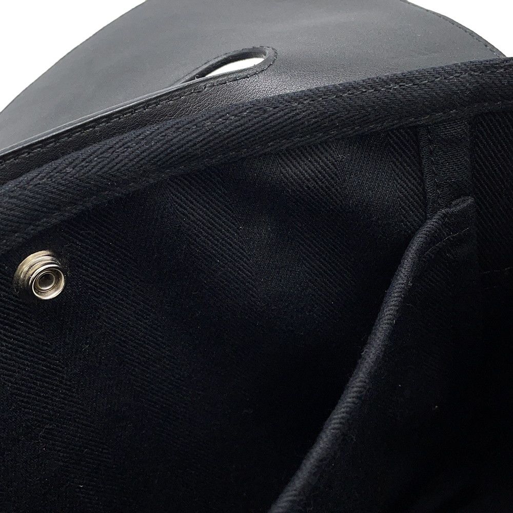 Hermes Handbag Valparaiso PM Black Silver Toilet Blanc Leather — view 8