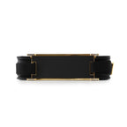 Hermes Shoulder Bag Geta Slim Black Gold Epsom — view 3