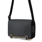 Hermes Shoulder Bag Geta Slim Black Gold Epsom — view 2