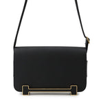 Hermes Shoulder Bag Geta Slim Black Gold Epsom