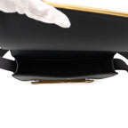 Hermes Shoulder Bag Geta Slim Black Gold Epsom — view 5