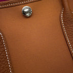 Hermes Tote Garden Party TPM Verso Gold Magnolia Silver Officier Negonda — view 7