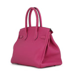 Hermes Birkin 30 Rose Purple Silver Togo Handbag — view 2