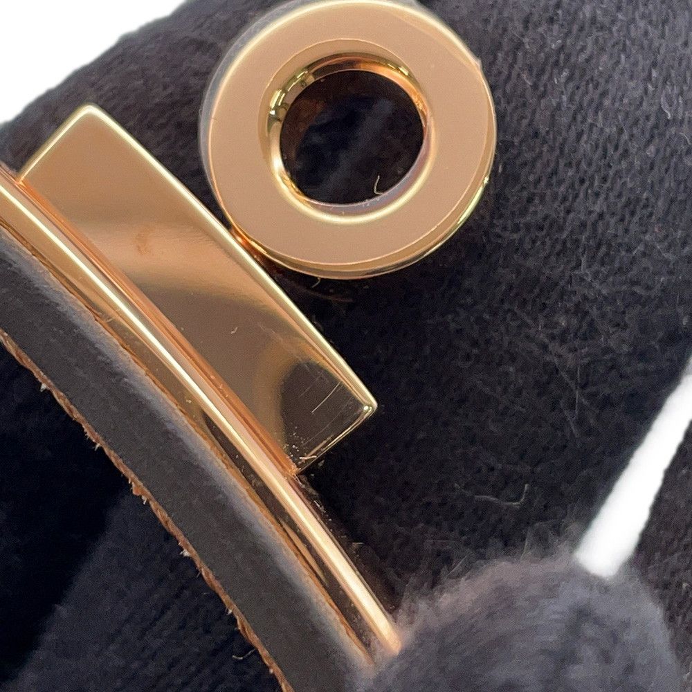 Hermes Kelly Belt Etoupe Pink Gold Epsom — view 6