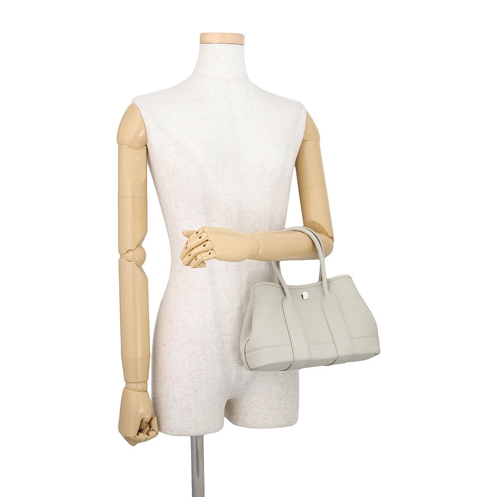 Hermes Tote Neo Garden 23 Party Beton Silver Negonda — view 4