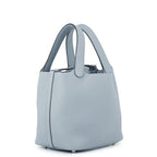Hermes Handbag Picotin Lock PM Gris Perle Silver Taurillon Clemence — view 2