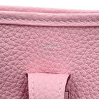 Hermes Shoulder Bag Evelyne 3 23 Rose Sakura Silver Taurillon Clemence — view 5