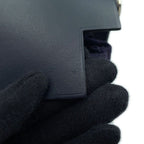 Hermes Shoulder Bag Herbag Zip Mini Black Blue Indigo Silver Toile Military — view 6