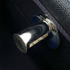 Hermes Shoulder Bag Herbag Zip Mini Black Blue Indigo Silver Toile Military — view 8