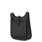 Hermes Shoulder Bag Evelyne 3 23 Black Silver Taurillon Clemence — view 2