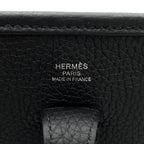 Hermes Shoulder Bag Evelyne 3 23 Black Silver Taurillon Clemence — view 5