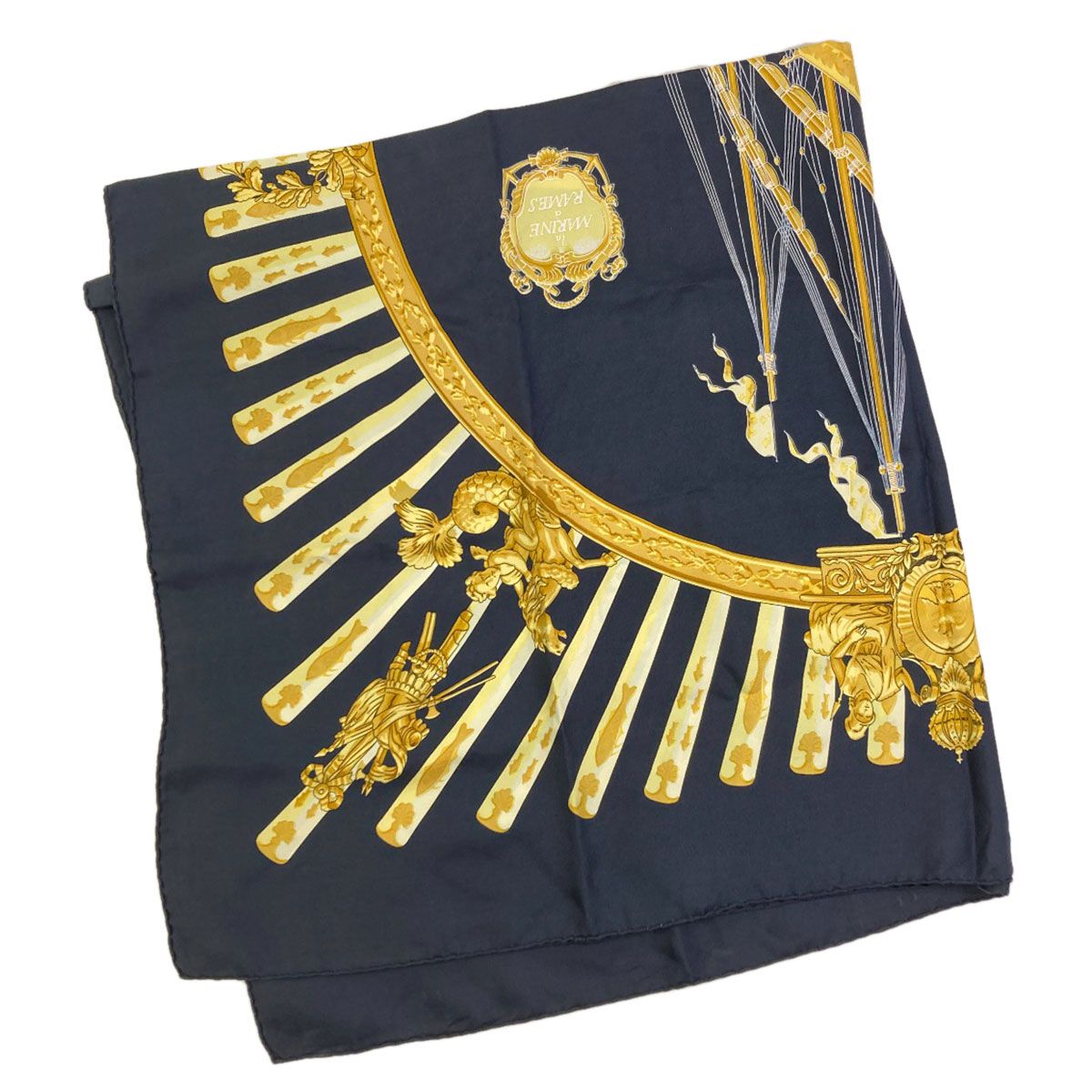 Hermes Carre 90 Sea and Cavalry Scarf Silk — view 2