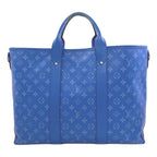 Louis Vuitton Weekend Tote NM Taigarama Handbag Taiga Leather — view 2