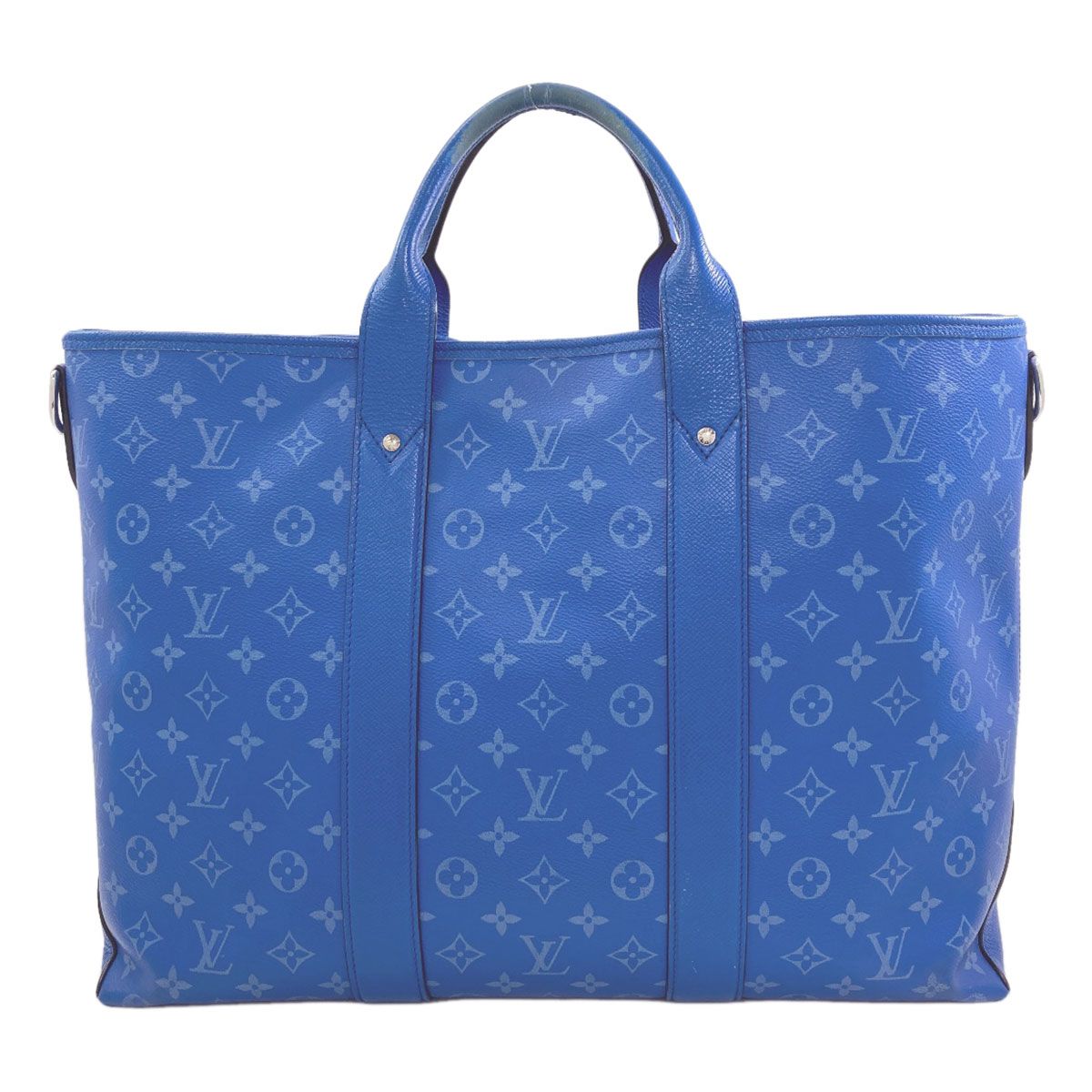 Louis Vuitton Weekend Tote NM Taigarama Handbag Taiga Leather — view 2