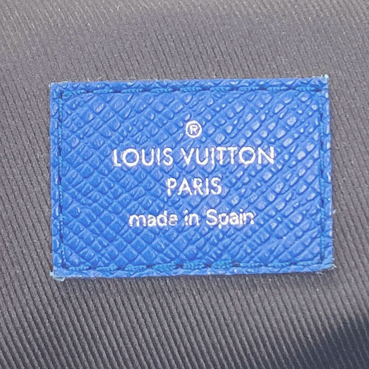 Louis Vuitton Weekend Tote NM Taigarama Handbag Taiga Leather — view 6