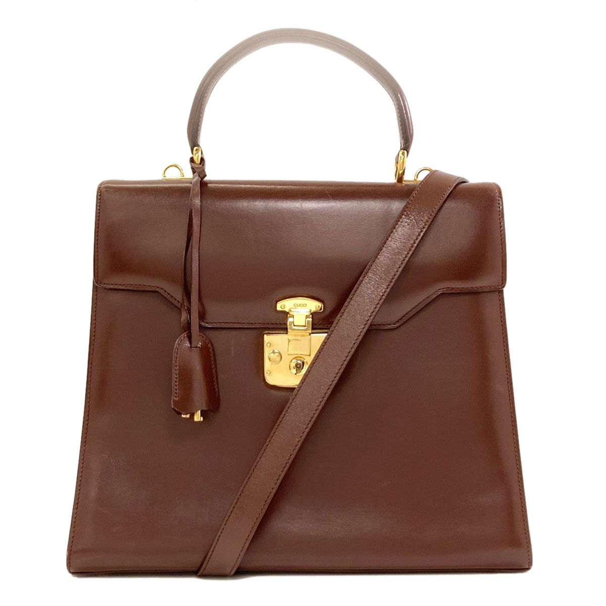 Gucci 000 01 2-Way Handbag Leather