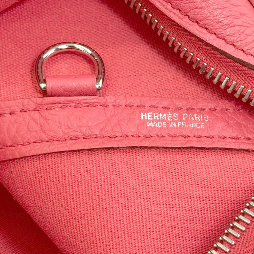 Hermes Garden Zip PM Silver Tote Toile Officier — view 6