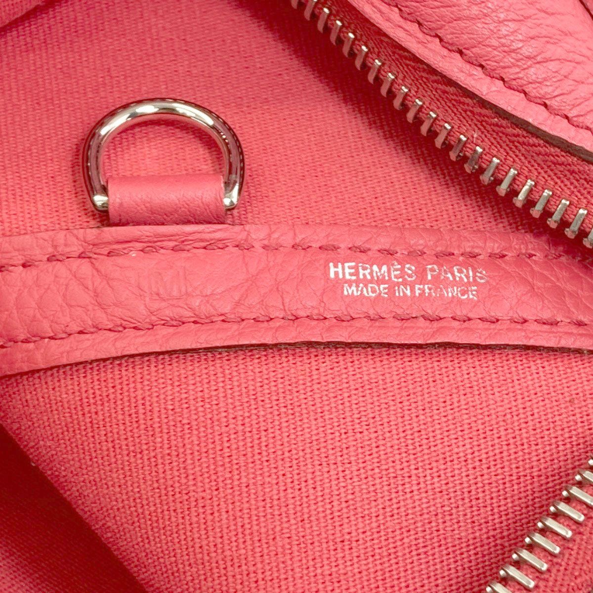 Hermes Garden Zip PM Silver Tote Toile Officier — view 6