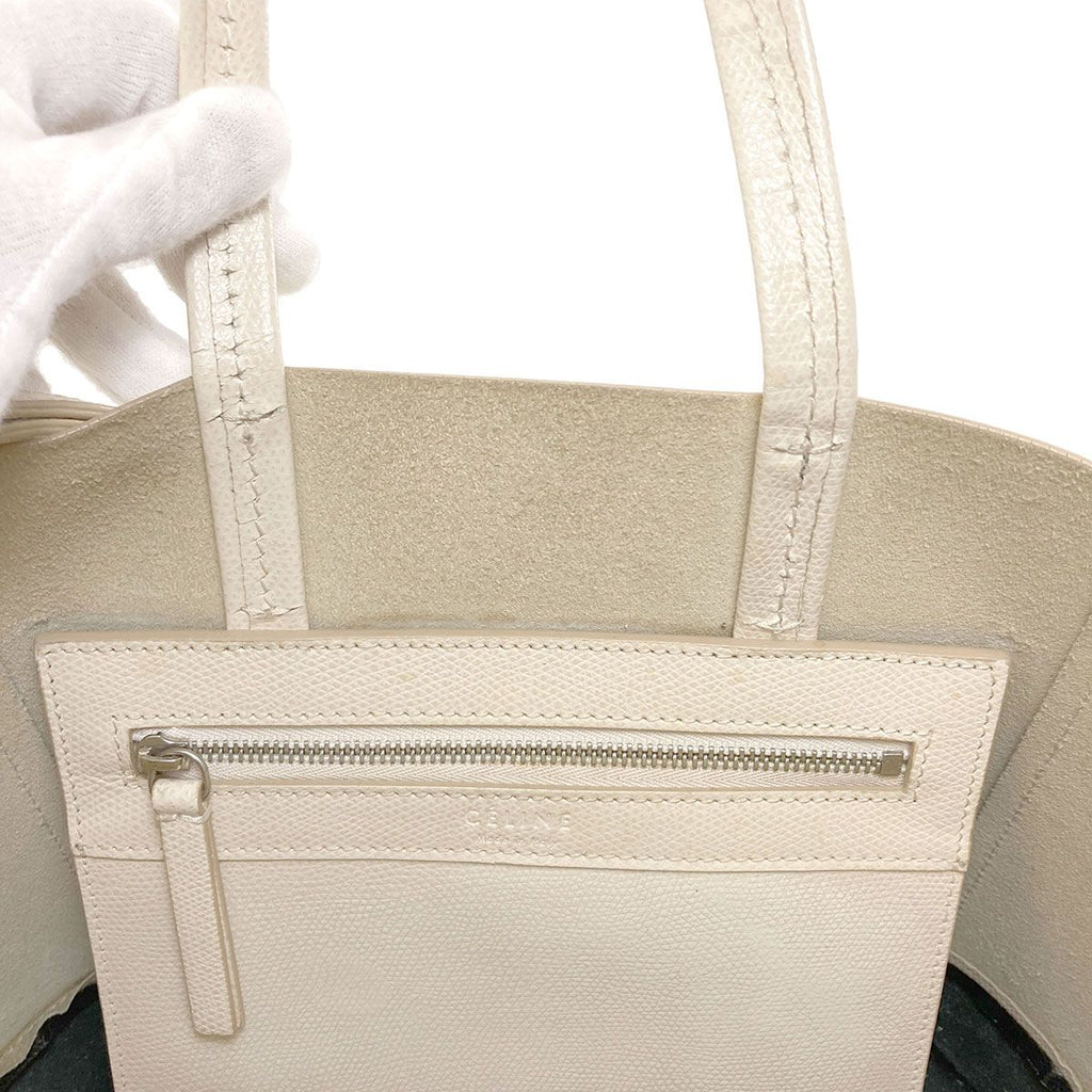 Celine Vertical Cover Small 2-Way Handbag Leather — view 7