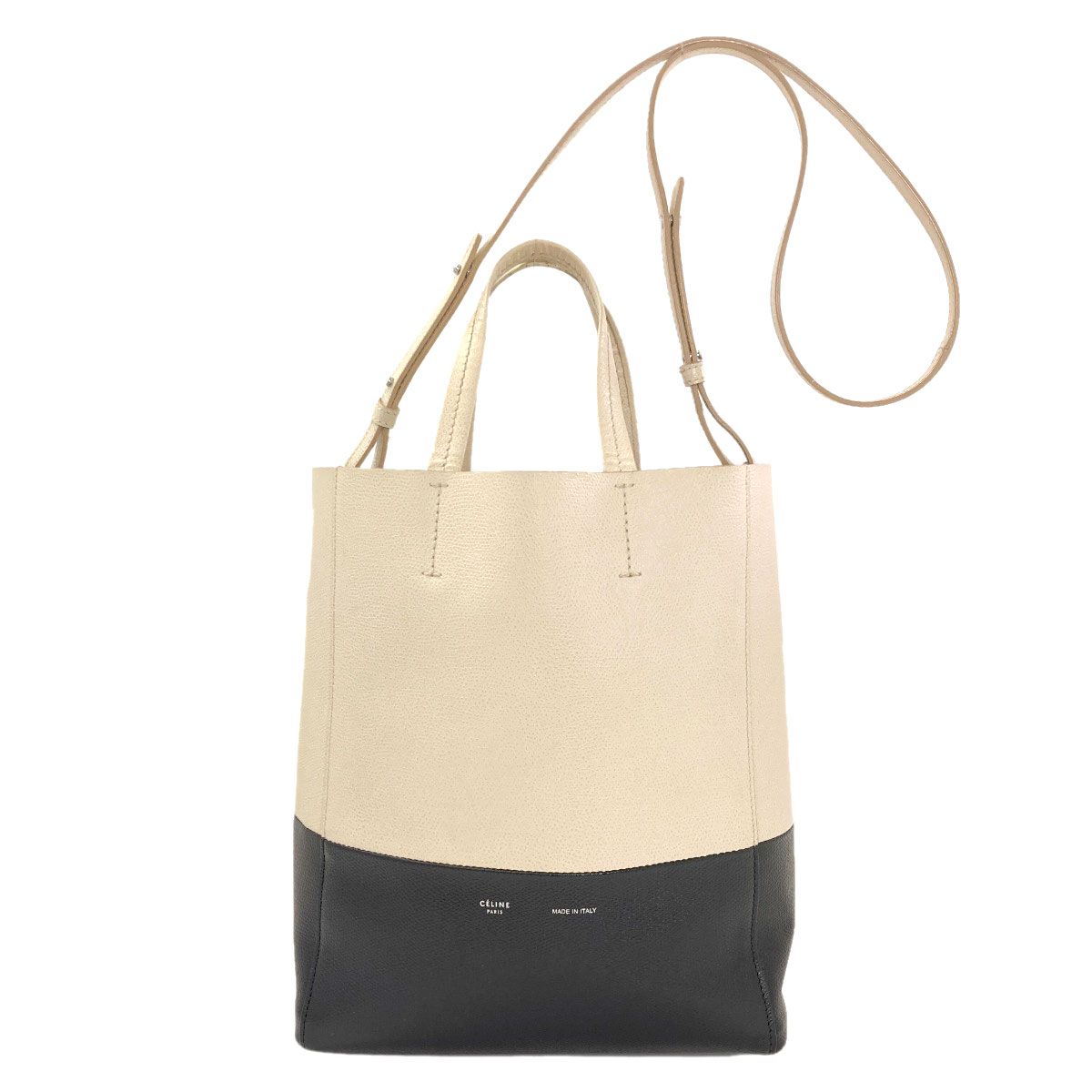 Celine Vertical Cover Small 2-Way Handbag Leather