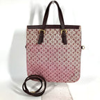 Louis Vuitton Tote Francoise Monogram Mini Canvas Cerise