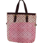 Louis Vuitton Tote Francoise Monogram Mini Canvas Cerise — view 3