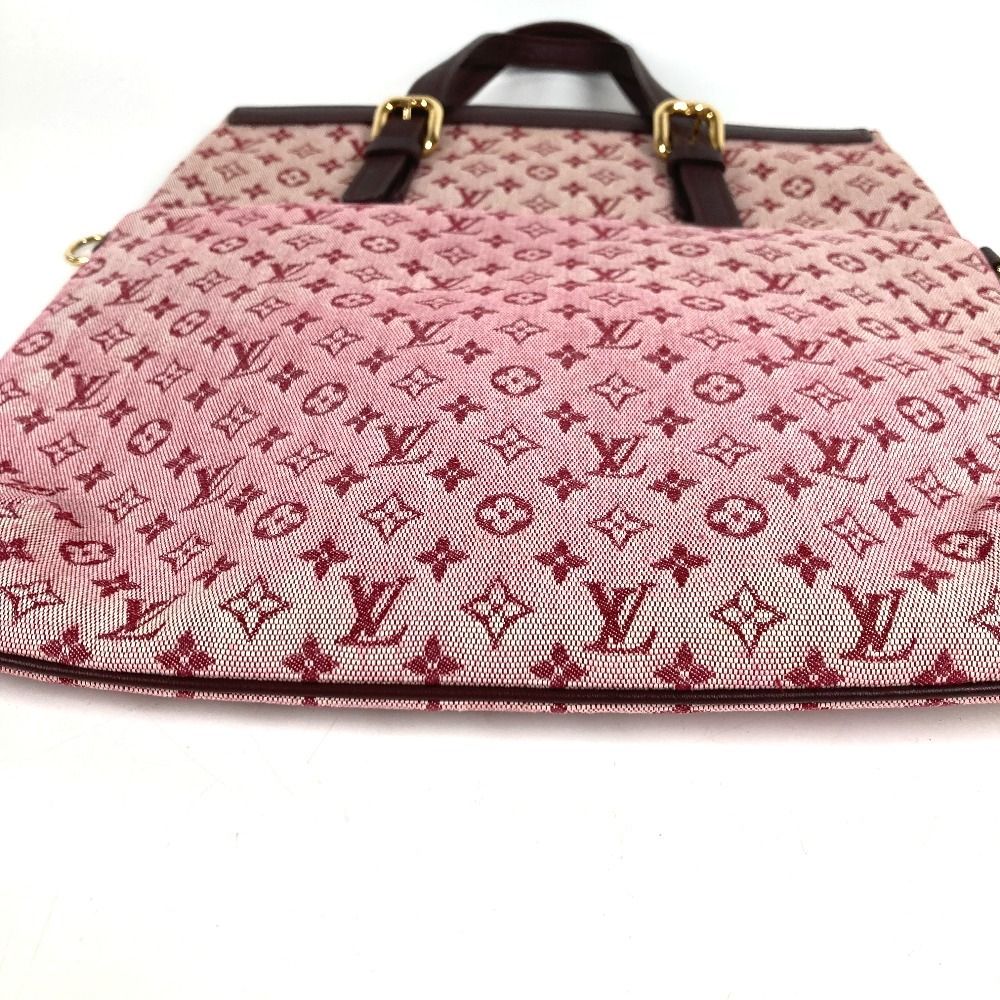 Louis Vuitton Tote Francoise Monogram Mini Canvas Cerise — view 6