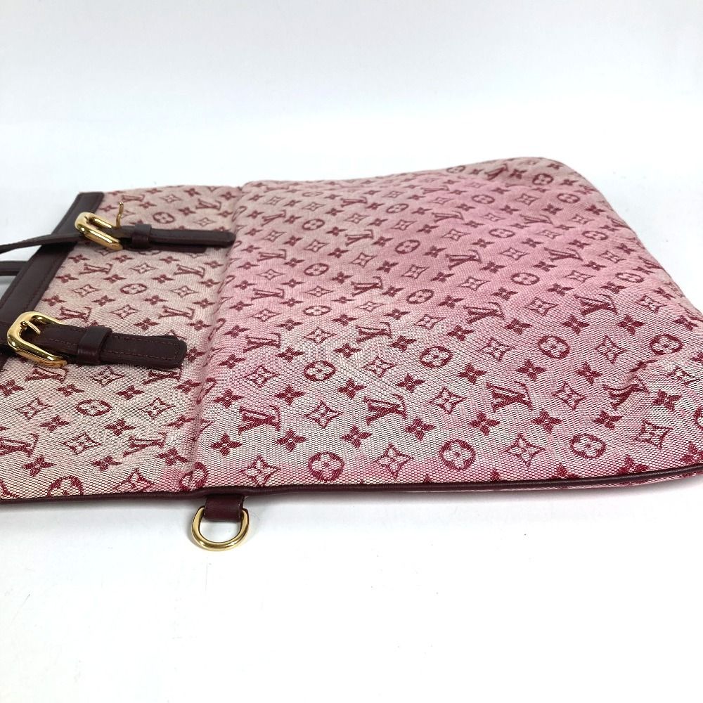 Louis Vuitton Tote Francoise Monogram Mini Canvas Cerise — view 4