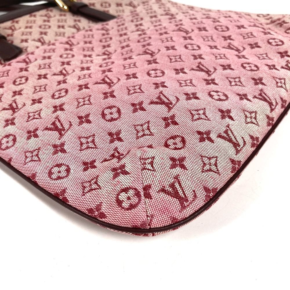 Louis Vuitton Tote Francoise Monogram Mini Canvas Cerise — view 5